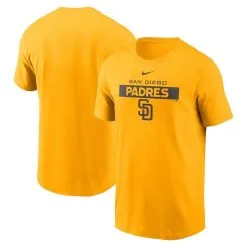Nike Men's Gold San Diego Padres Team T-Shirt