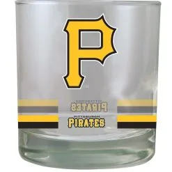 San Diego Padres Store 3 The Memory Company Pittsburgh Pirates Banded Rocks Glass