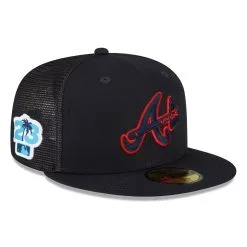 San Diego Padres Store 44 New Era Men's Navy Atlanta Braves 2023 Spring Training 59FIFTY Fitted Hat